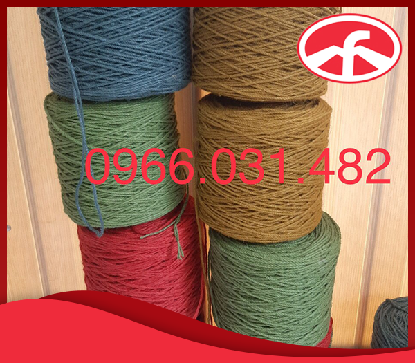 Sợi đay xe màu